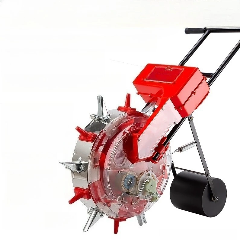 2025Factory Supply Seeder Transplanter Hand Rice Seedling Pumpkin Garlic Planter Machine Made in China Adjustable Seeder