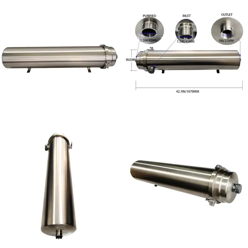 KW203-15000L Manual Ultrafiltration Water Treatment System 304 Stainless Steel Use Large Flow Water Station