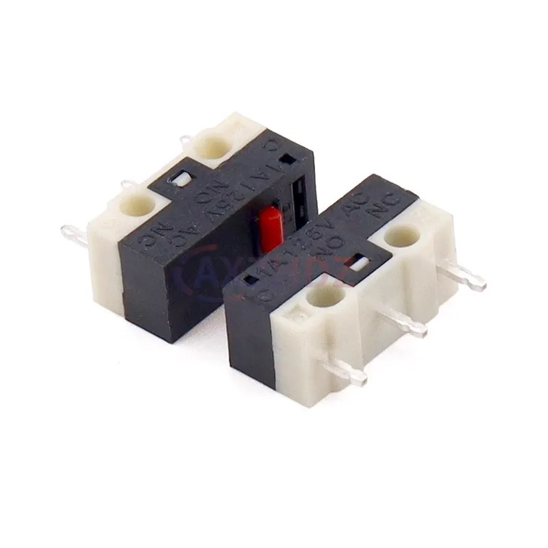 5Pcs Micro Limit Switch Momentary Push Button Switch 1A 125V AC Mouse Switch 3Pins Long Handle Roller Lever Arm SPDT 12*6*6mm