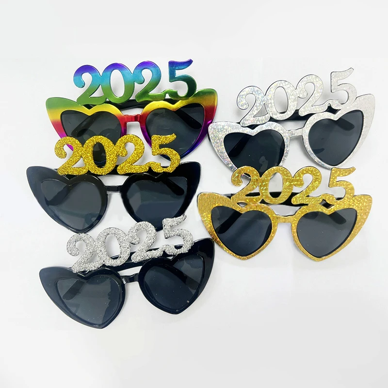 2025 Glasses Party Use Eyewear Supplies New Year Decors Funny Dancing Decoration Performance Props Eyeglasses Fishing Sunglasses