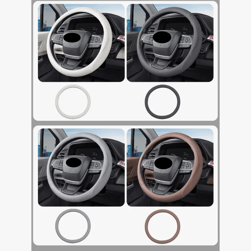 Silicone Steering Wheel Cover For Toyota Sienna/Granvia:  Anti-Slip & Sweat Absorbent No Tools Interior Trim Components