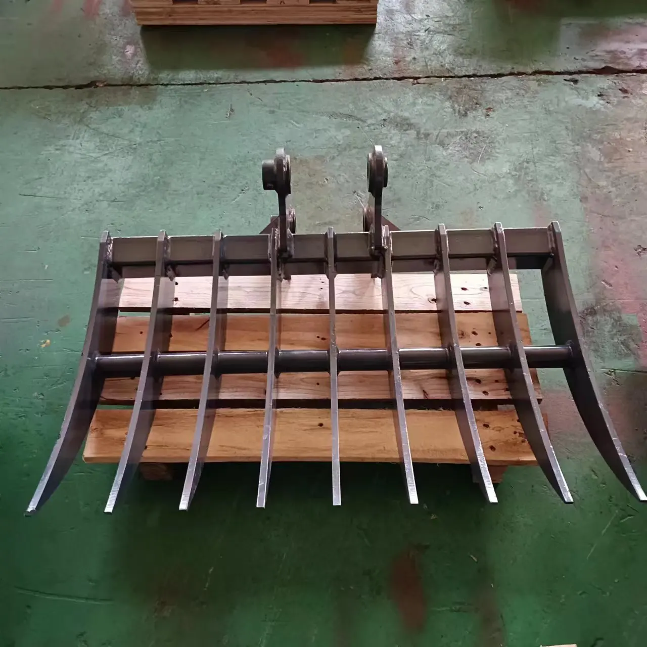 800mm Rake Mini Excavator Attachments Mini Excavator Root Rake For Sale