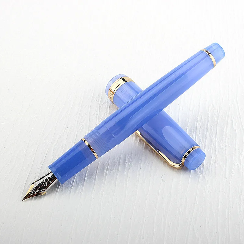 Luxuriöser Jinhao 82 Füllfederhalter, tiefblauer Acryl-Stift, EF F Feder, Business, Büro, Schulbedarf, Schreibtintenstift – Detail 17