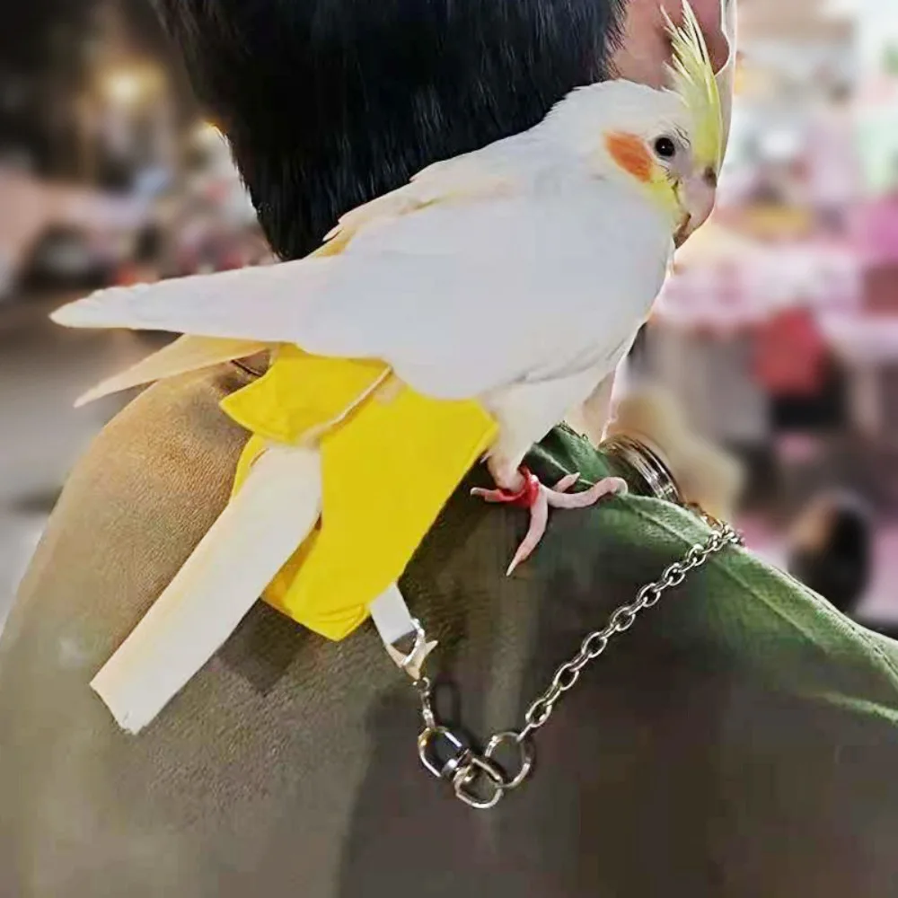 

Bite Resistant Parrot Traction Rope Lightweight Adjustable Anti-flying Training Leash Anti-lost Flight Training Leash Traveling