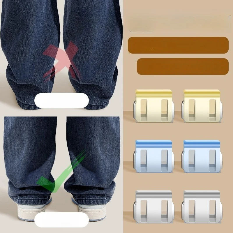 Anti-Wischen Magic Tool für Hosenbeine Feste Klemme Kantenklemme Clip Verschluss Kleidung Cinch Clips DIY Bekleidung Nähzubehör