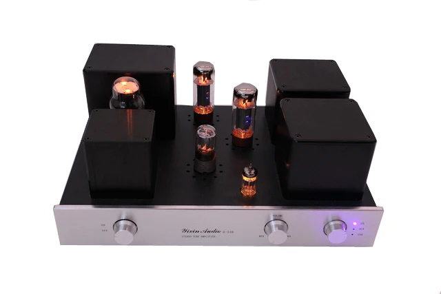 

EL34B hifi DIY Single ended 12W+12W tube power amplifier Upgrade version