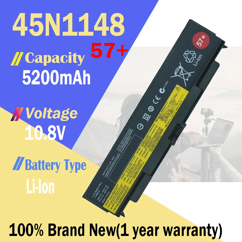 45N1148 45N1149 57+ batería del ordenador portátil para Lenovo ThinkPad T440P T540P W540 W541 L440 L540 Seies 6 celdas