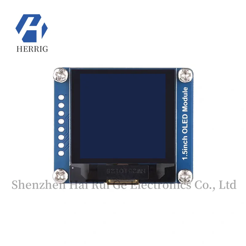 

1.5-inch OLED module with SSD1327 driver chip, I2C communication, compatible with Jetson Nano and Raspberry Pi