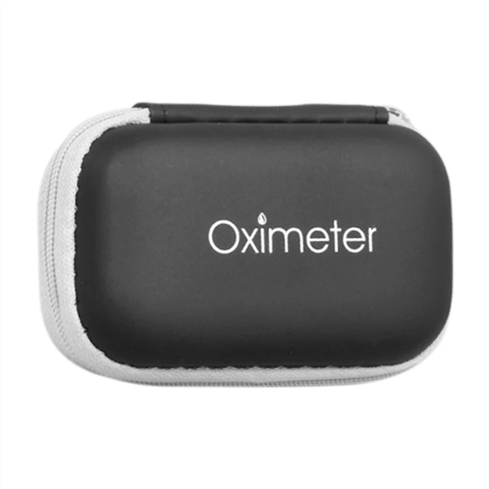 Portable Oximeter Storage Bag Finger Pulse Oximeter Protective Case Blood Oxygen Saturation Detector Hard Holder