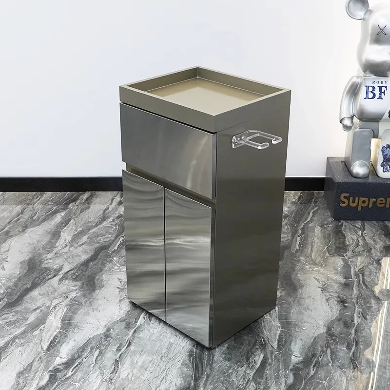 Barber shop storage tool cabinet, barber shop paint single-sided multi-layer drawer, hair salon special locker