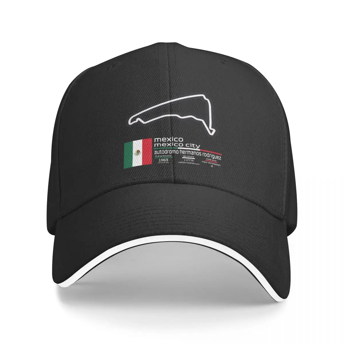 Mexico City F1 Records (Autódromo Hermanos Rodríguez) Baseball Cap New In The Hat Gentleman Hat funny hat Women Caps Men's