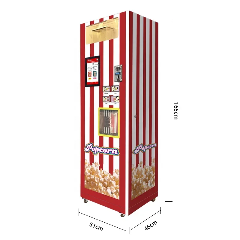 popcorn maker sweet pop corn popper automatic popcorn vending machine