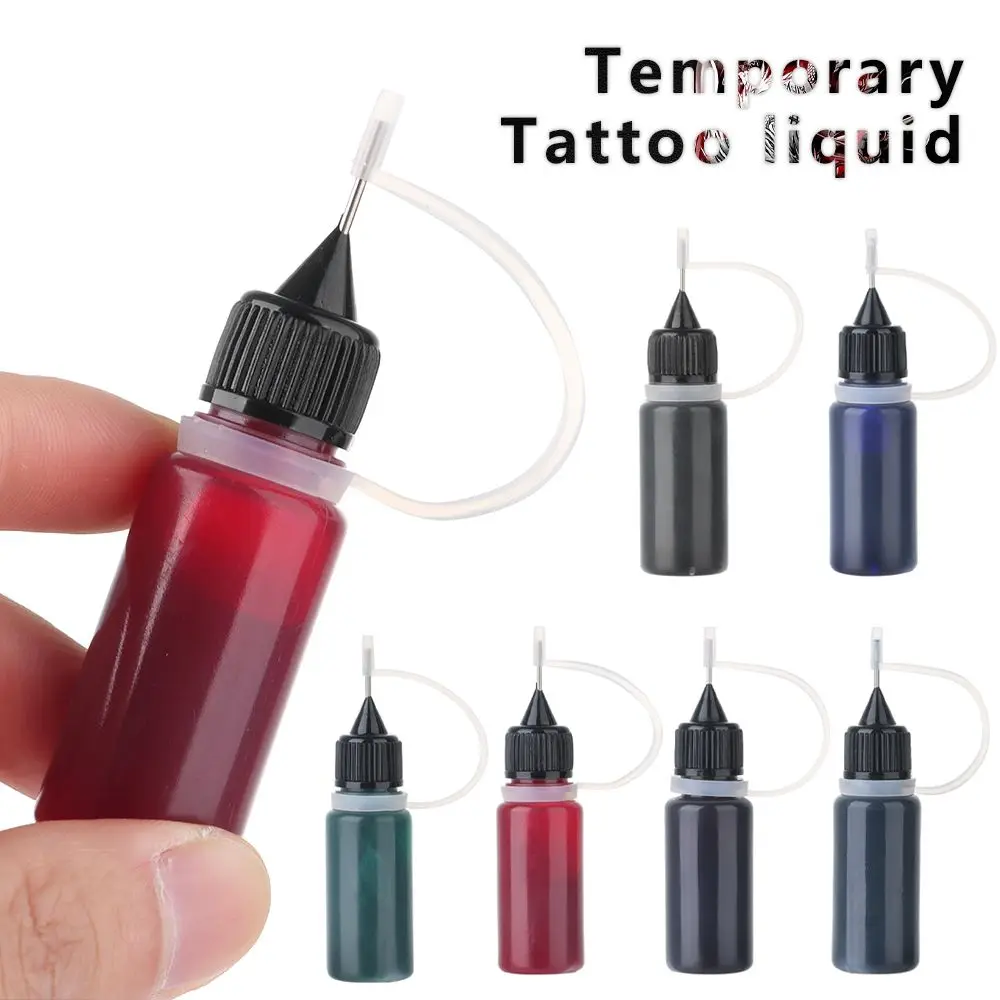 Pigmento de maquiagem diy sem dor tinta de tatuagem tatuagem temporária pintura de arte corporal semi-permanente