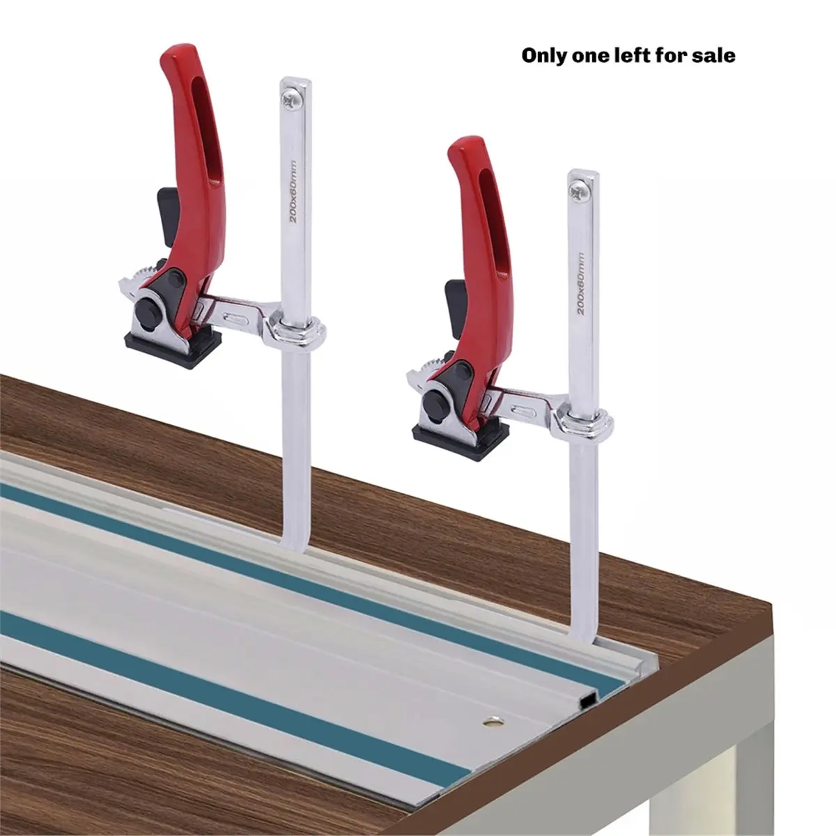 DT35BG 40CR Ratchet Clamps Heavy Duty 485lbs Quick Release 200mm Clamping Diameter Guide Rail Clamps for Woodworking, Welding
