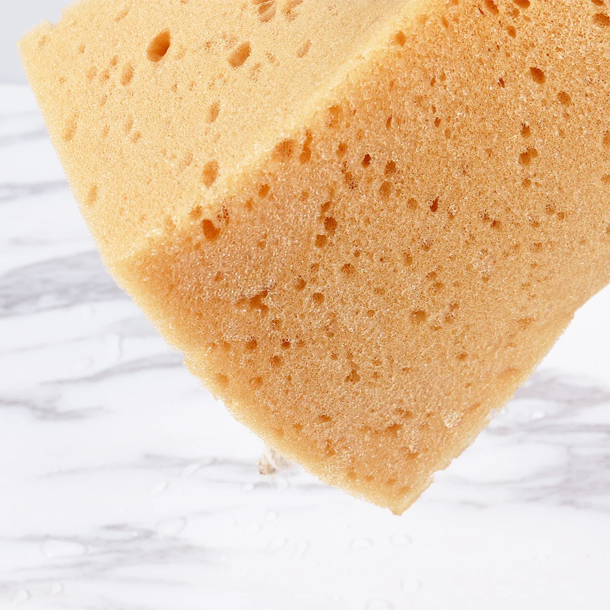 إسفنجة غسيل السيارات أصفر ناعم ماص سهل التنظيف قوي لامتصاص الماء خالية من الخدش إسفنجة تنظيف السيارات سريعة الجفاف