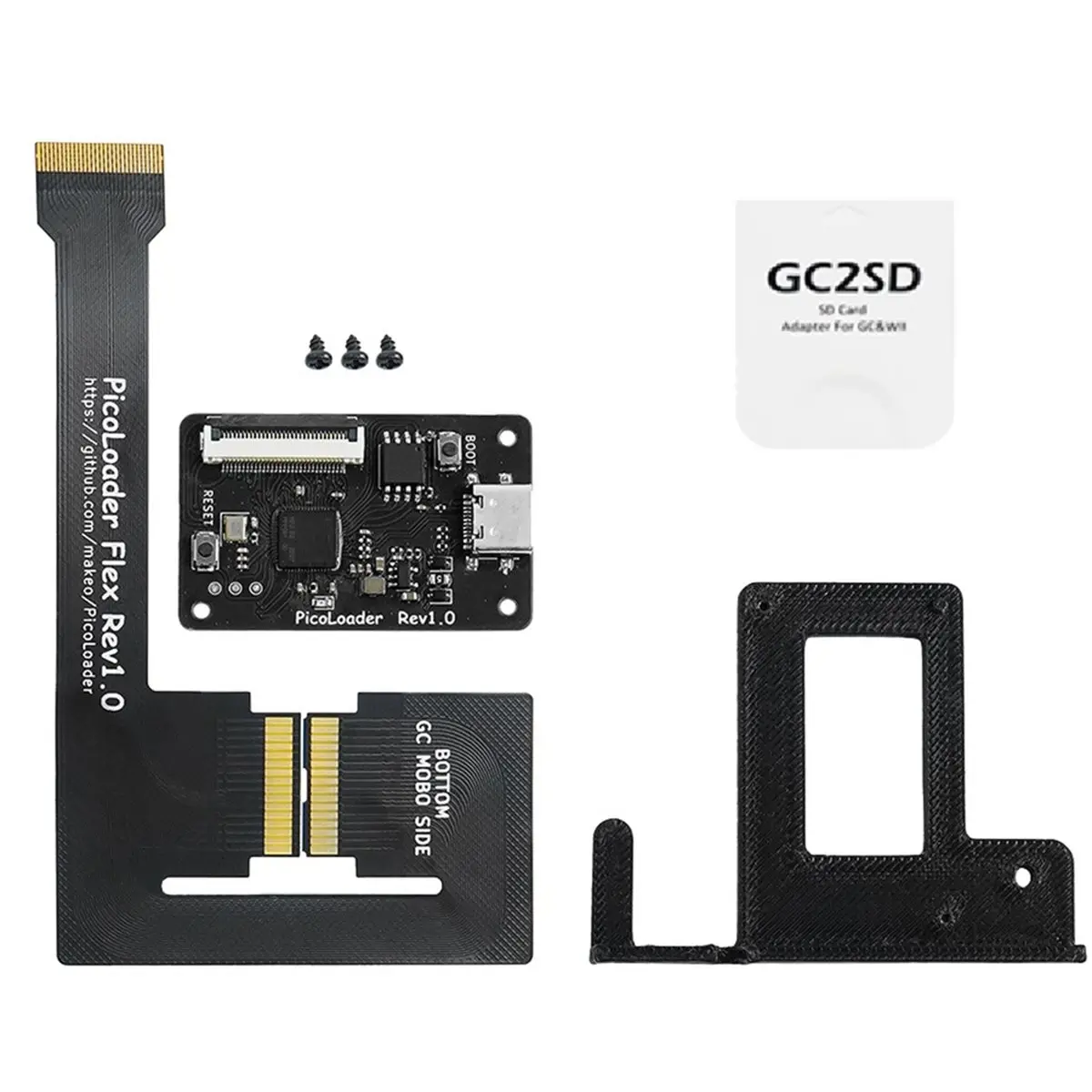 ■★New Arrival Fashion  RP2040 PicoLoader V1.0 Flex Cable No-Solder Design Compatible GC2SD SDGecko for Game Console B