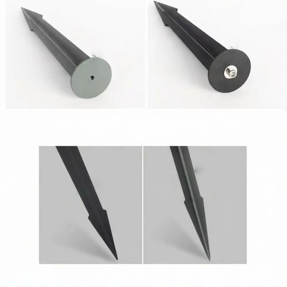 Aluminum Ground Stake For Outdoor Spotlight Landscape Lamp Pole Garden Yard Park Pathway Security Lighting Support