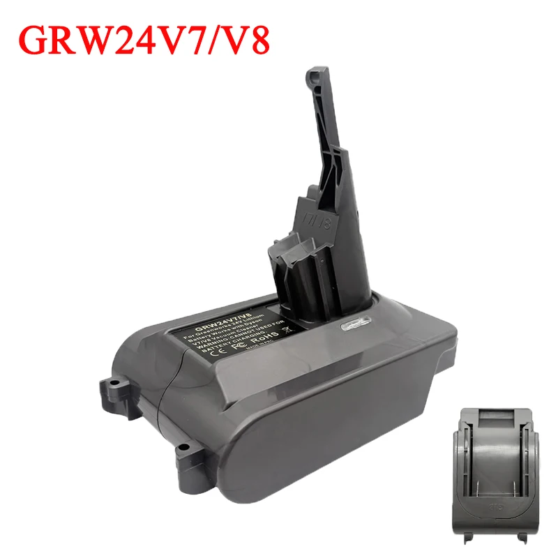 

For Greenworks 24V Lithium Batteries Compatible with For Dyson V7/V8 Vacuum Cleaners Tools GRW24V7V8 Battery Adapter Converter