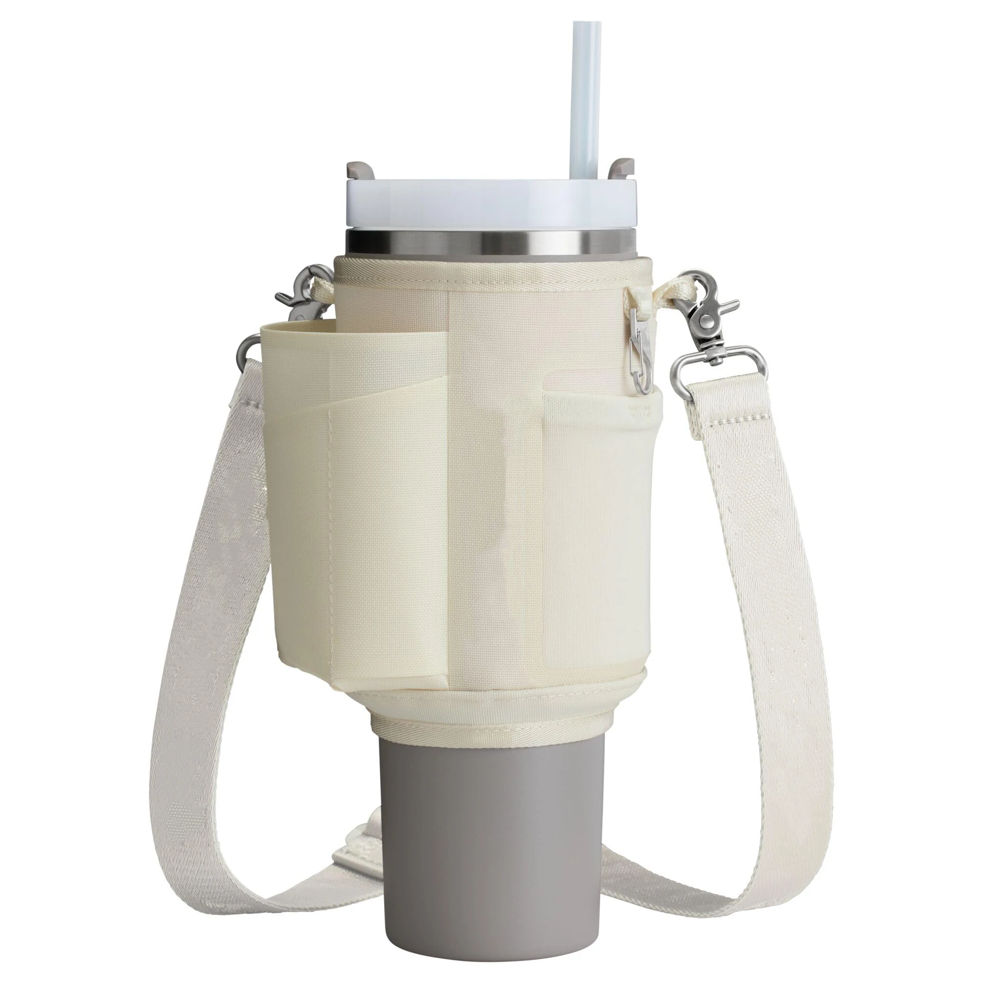 Bolsa portabotellas de agua, bolsillo para teléfono para vaso Stanley de 40 oz, bolsa de soporte de agua de neopreno para accesorios de monedero Stanley Cup