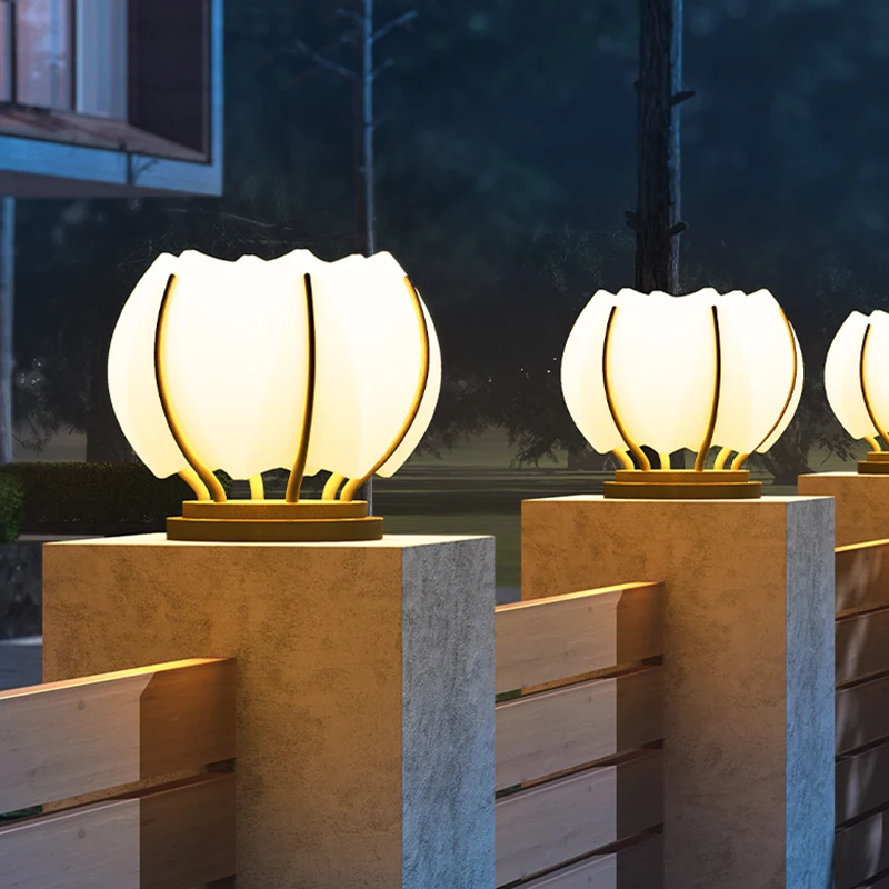 Outdoor column lights solar LED column lights non solar lights outdoor garden decorations outdoor garden lights