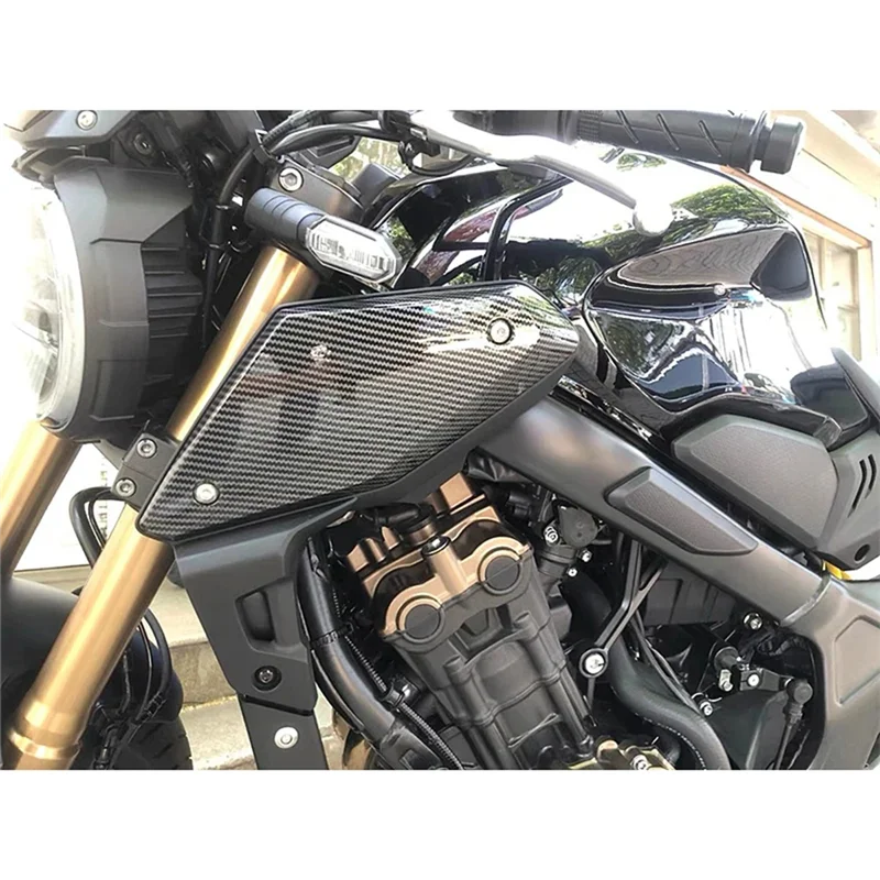 

Highly Recommended Frame Side Panels For Honda CB650R CBR650R 2019-2023 Motorcycle Air Intake Ram Cover Tank Cap Shell Protector