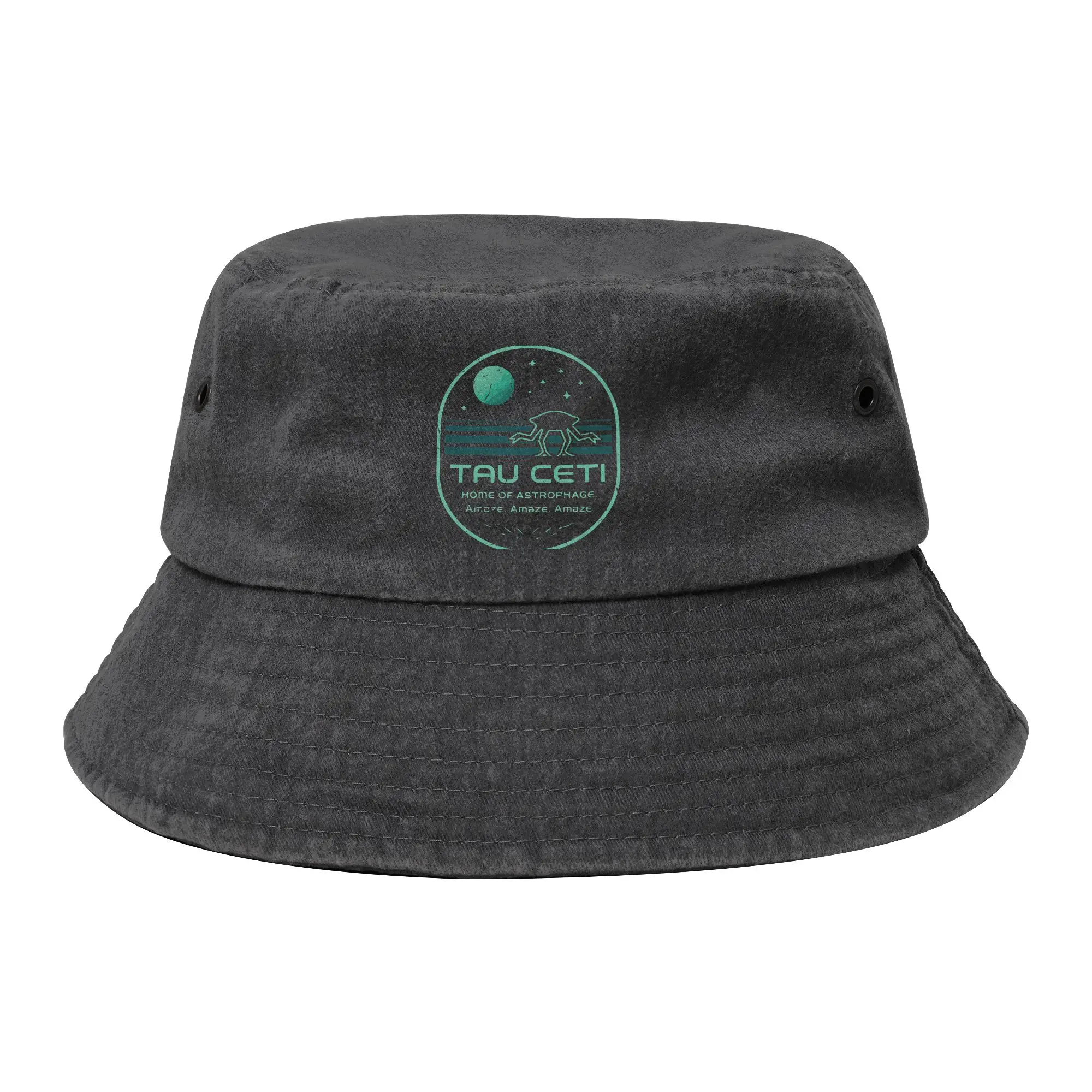 Spring Picnic Headwear Project Hail Mary Tau Ceti Accessories Bucket Hat Unisex Distressed Washed Sun Hat  Bob Hat Fishing Hats