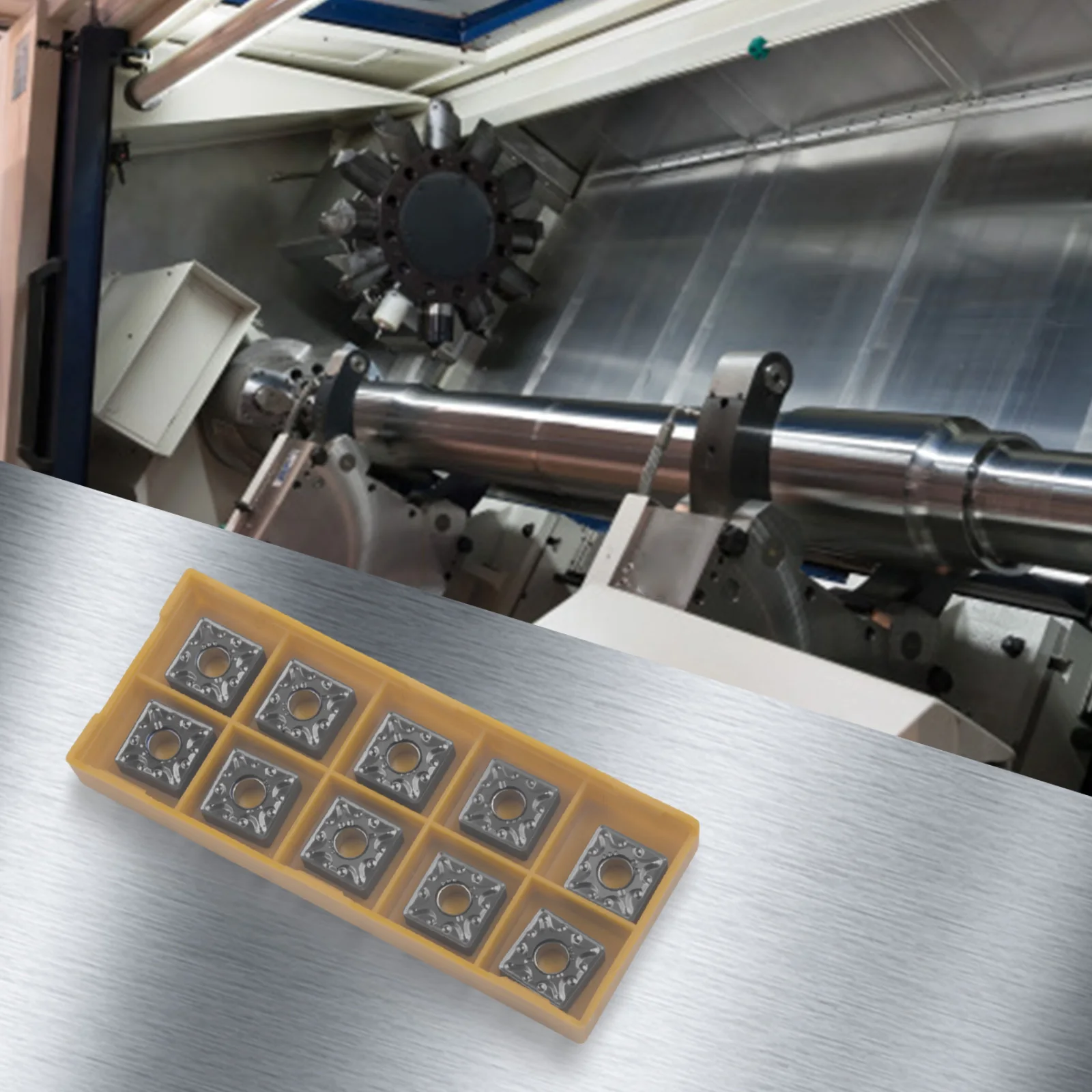 

Indexable Inserts CNC Turning Inserts Continuous Processing Convenient Blade Replacement For Large-scale Cutting