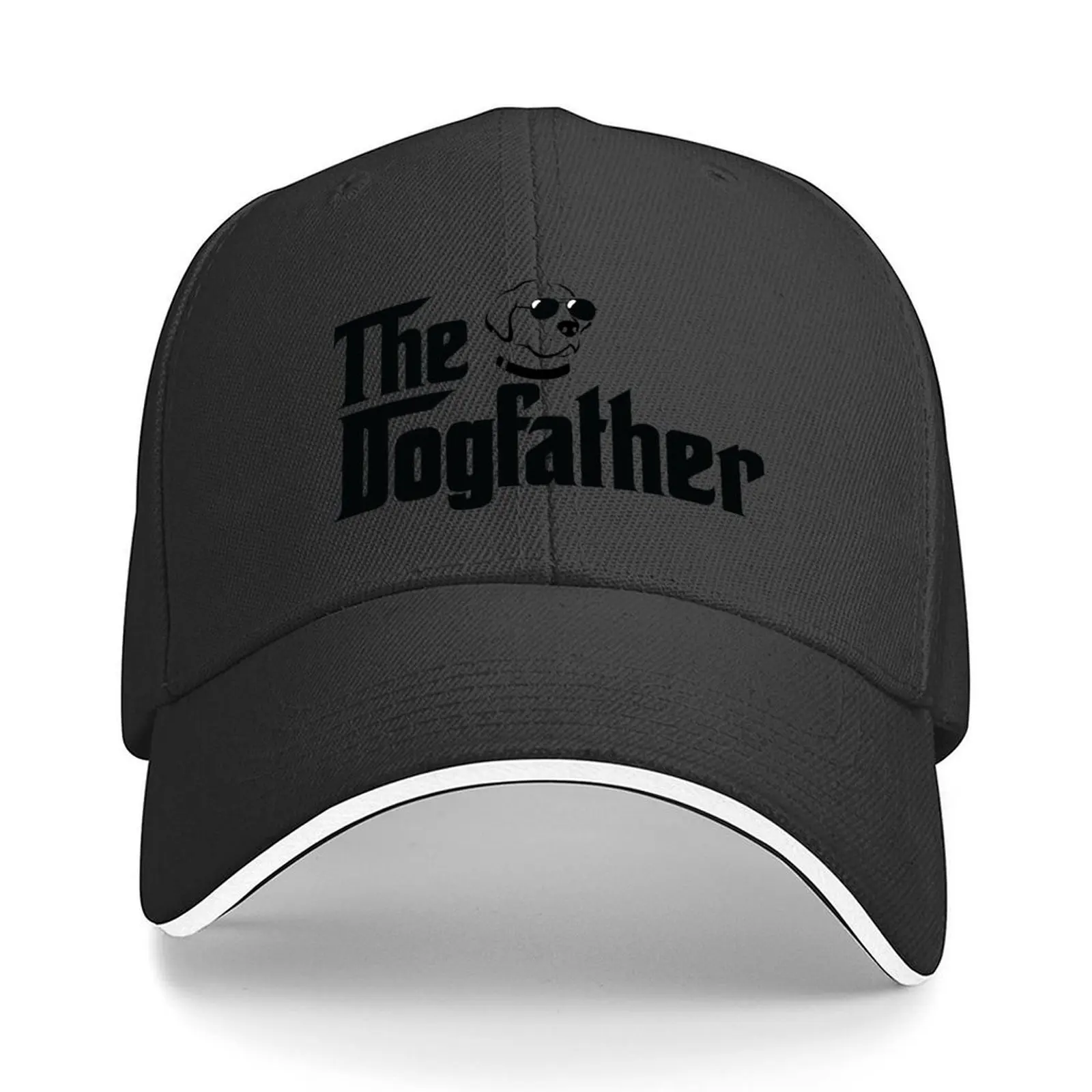 

The Dogfather - funny Dad dog lover Baseball Cap Sunscreen Sun Cap foam party Hat Caps For Women Men's