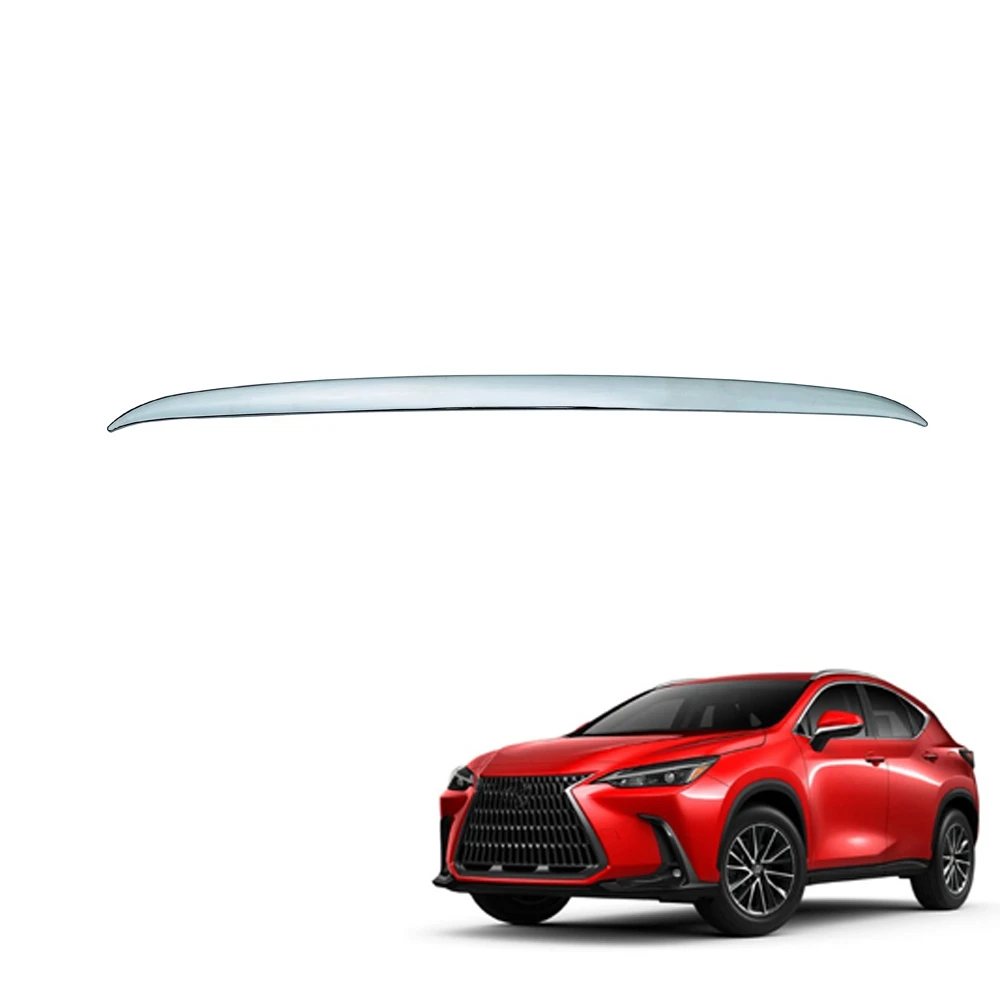 For Lexus NX260 NX350H 2021 2022 Exterior ABS Chrome Rear Door Trunk Strip Tailgate Edge Moulding Trims