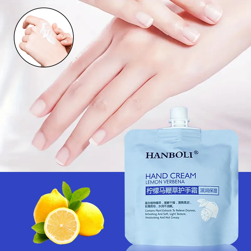 Hand Cream Anti Foot Drying Crack Hands Dry Cracked Whitening Moisturizing Repair Wrinkle Removal Lemon Lotion Skin Care