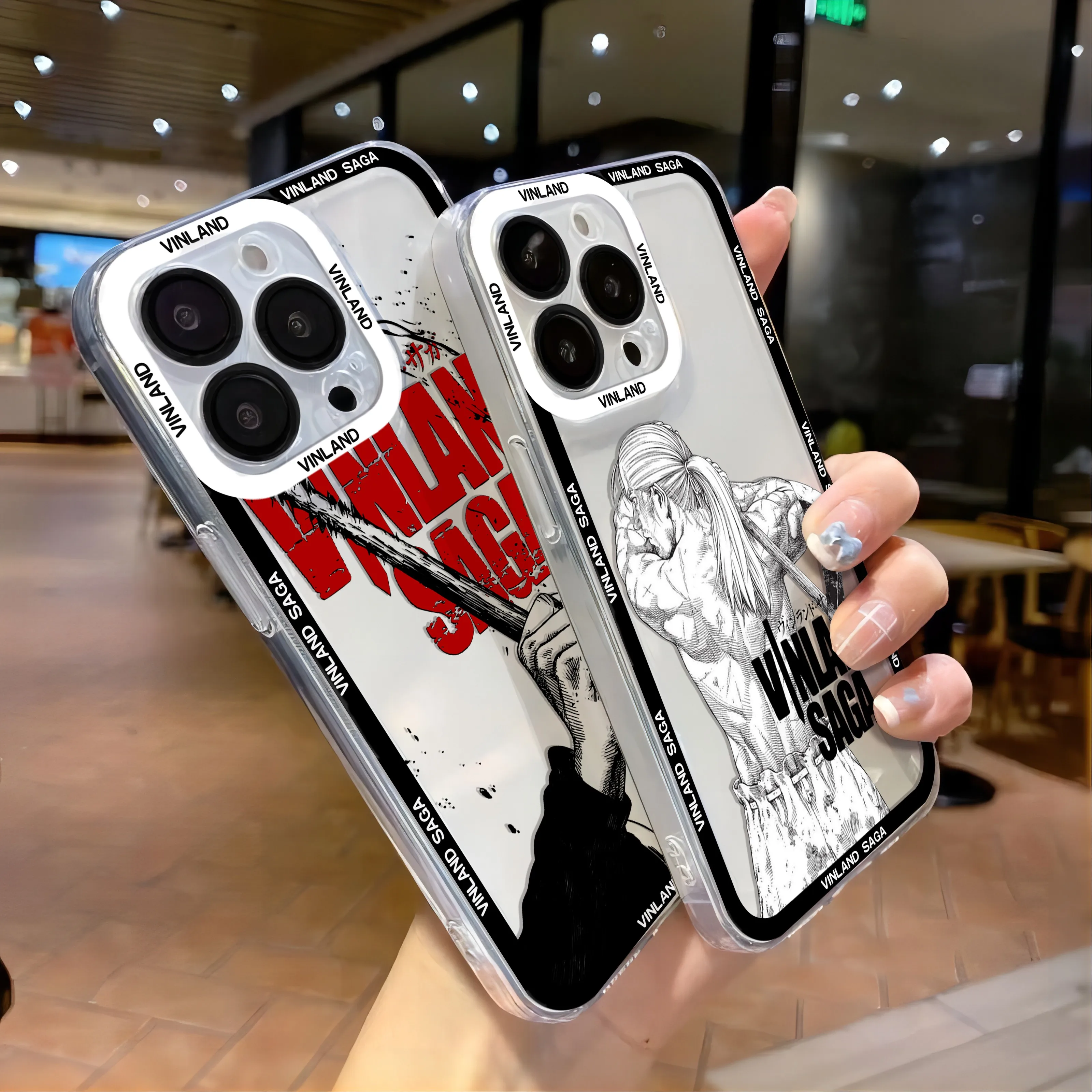 Vinland Saga Black Anime Phone Case For Xiaomi Redmi Note 13 12 12C 11 10 10C 13C 10s 9 9s 9A 9T 9C 8 7 Pro Max 4G 5G Cover