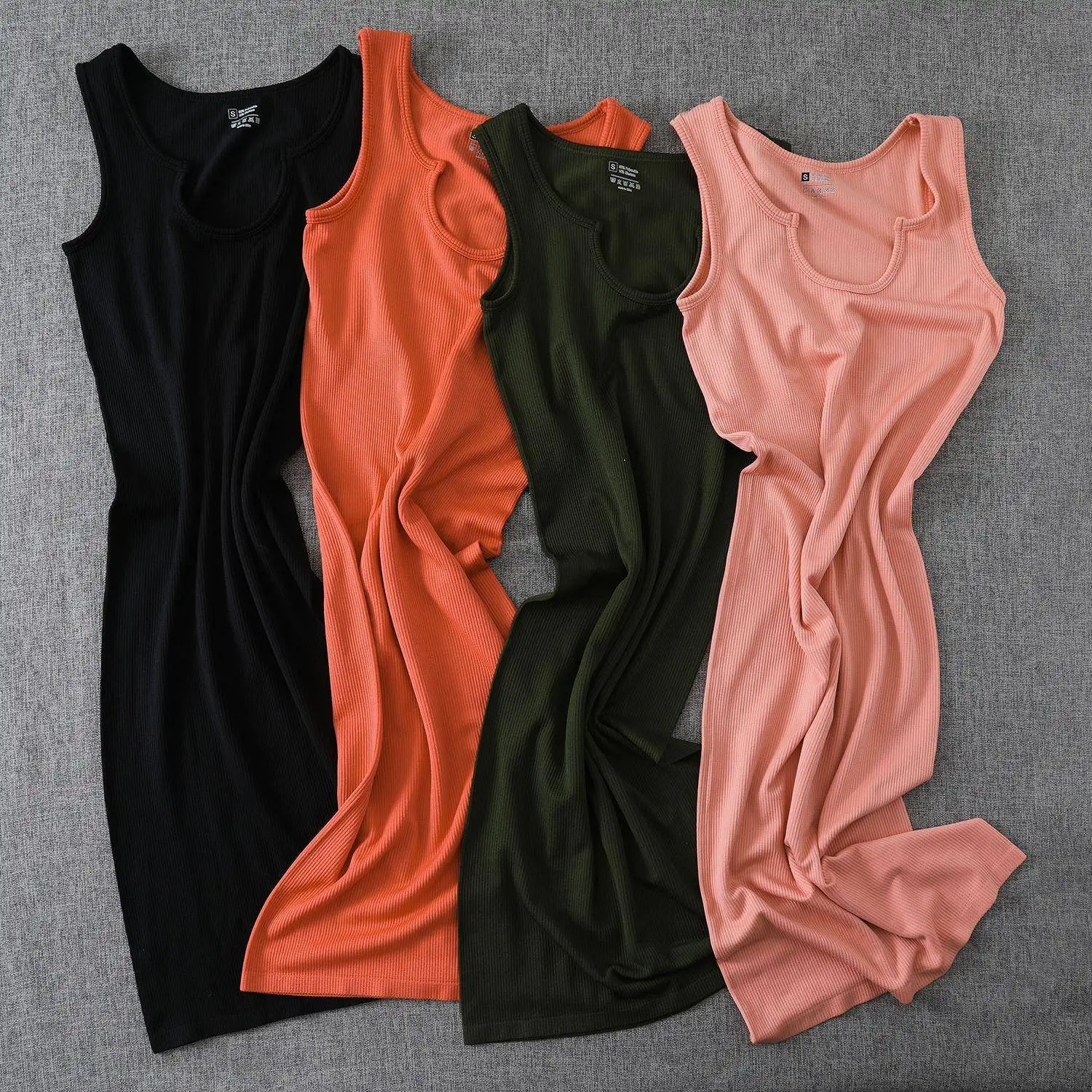 Casual yoga esporte dr feminino longo svel redondo ne vestido cintura elástica a linha saia outono camada base transfronteiriça