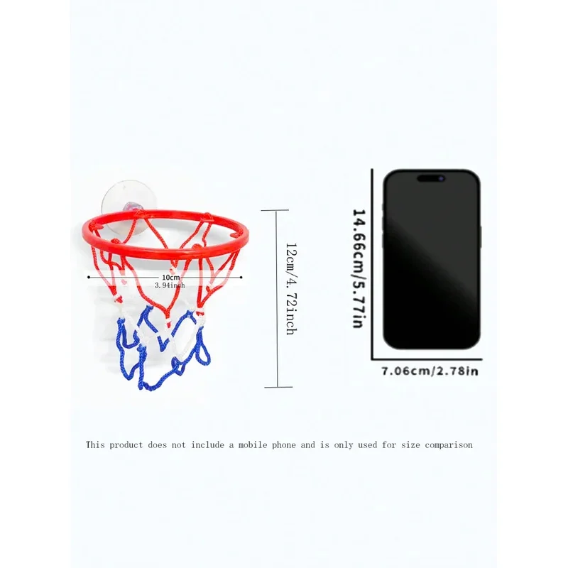 Set da basket da polso - Gioco di tiro da tavolo con palla di gomma elastica, giocattolo di coordinazione per esercizi per bambini