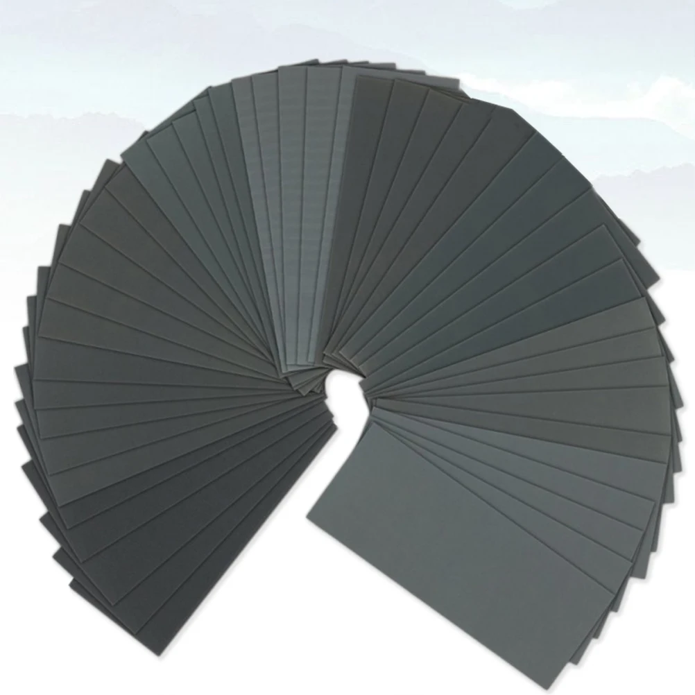 

90pcs Sandpaper Set Waterproof Dry Wet Abrasive Sheets Wood Car Polishing Sanding Assortment Durable Electroplated for Varnish