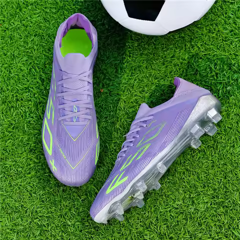 F50+ High Quality Mens Football Boots Boys Training Studded Fast Soccer Cleats Outdoor Non Slip Football Shoes Chuteira Campo