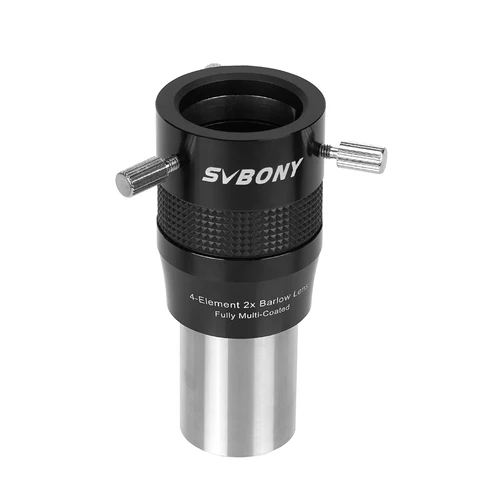 Imagen 2 del producto SVBONY SV216 Lente Barlow de 4 elementos 2X de 1,25"" para aplicaciones visuales de imágenes