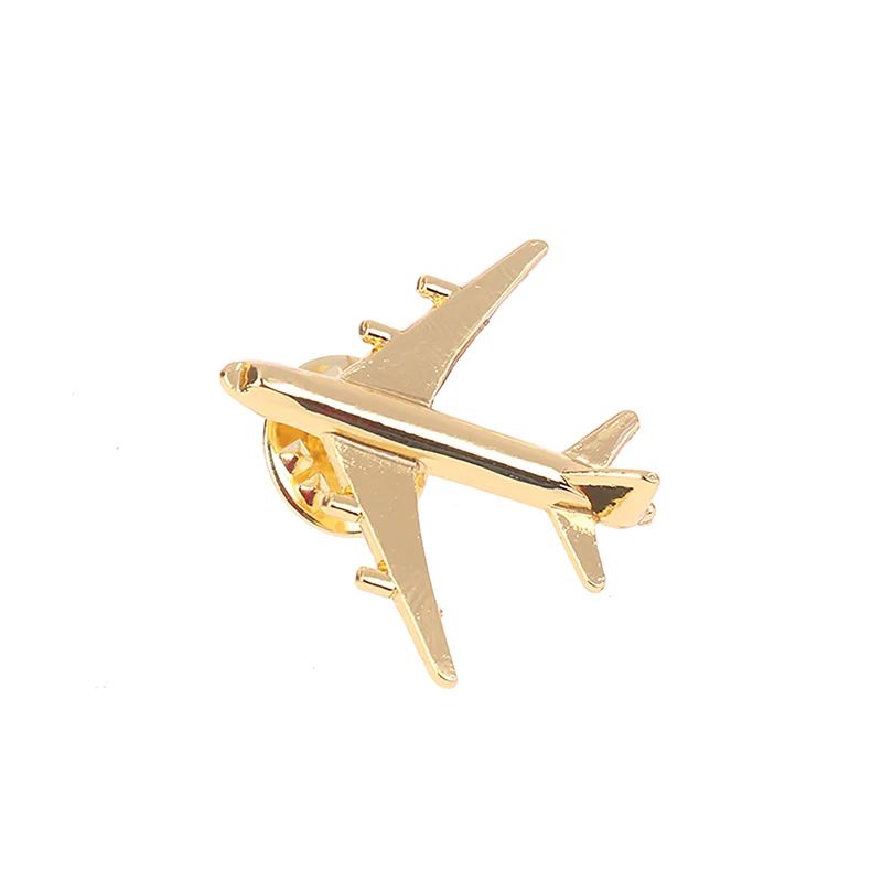 1pc Aircraft Brooches Metal Airplane Brooch DIY Lapel Pin Alloy Badge Vintage Pin Buckle Badge Buckle Unisex Jewelry Accessories
