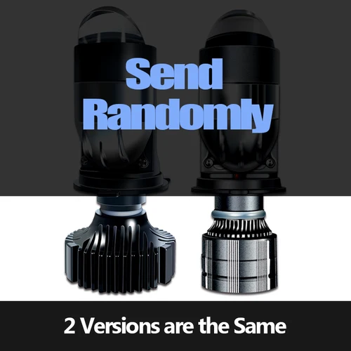 Imagen 2 del producto Stella nueva lámpara automática Mini lente LED H4 bombillas faro para coches luz alta proyector de luz baja Turbo ventilador 6000k iluminación de Color blanco