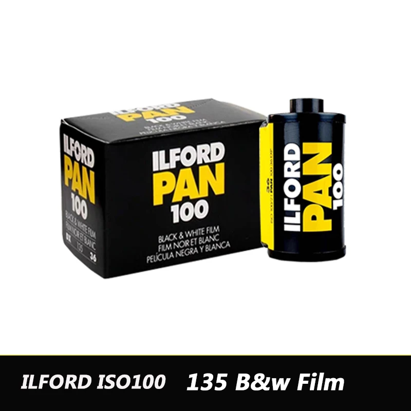 1 Rolo ILFORD 135mm Rolos de Filme P & B HP5 Mais 400 /Pan 100 /Pan 400 /Delta 400 Filme