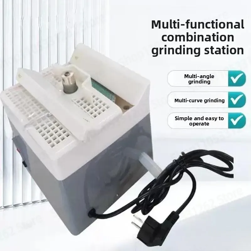 220V Combination Water Grinding Table, Multi-Angle Multi-Curve Grinding for DIY Handmade Lovers, Beginner Friendly