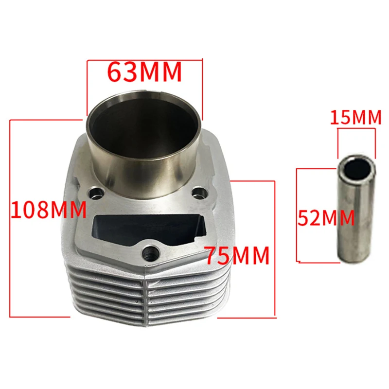 63MM Bore Motorcycle Cylinder Kit for Honda XL185 XL 185 XR200 XL200R TLR200 Piston Rings Gasket Engine Kit Parts Accessories