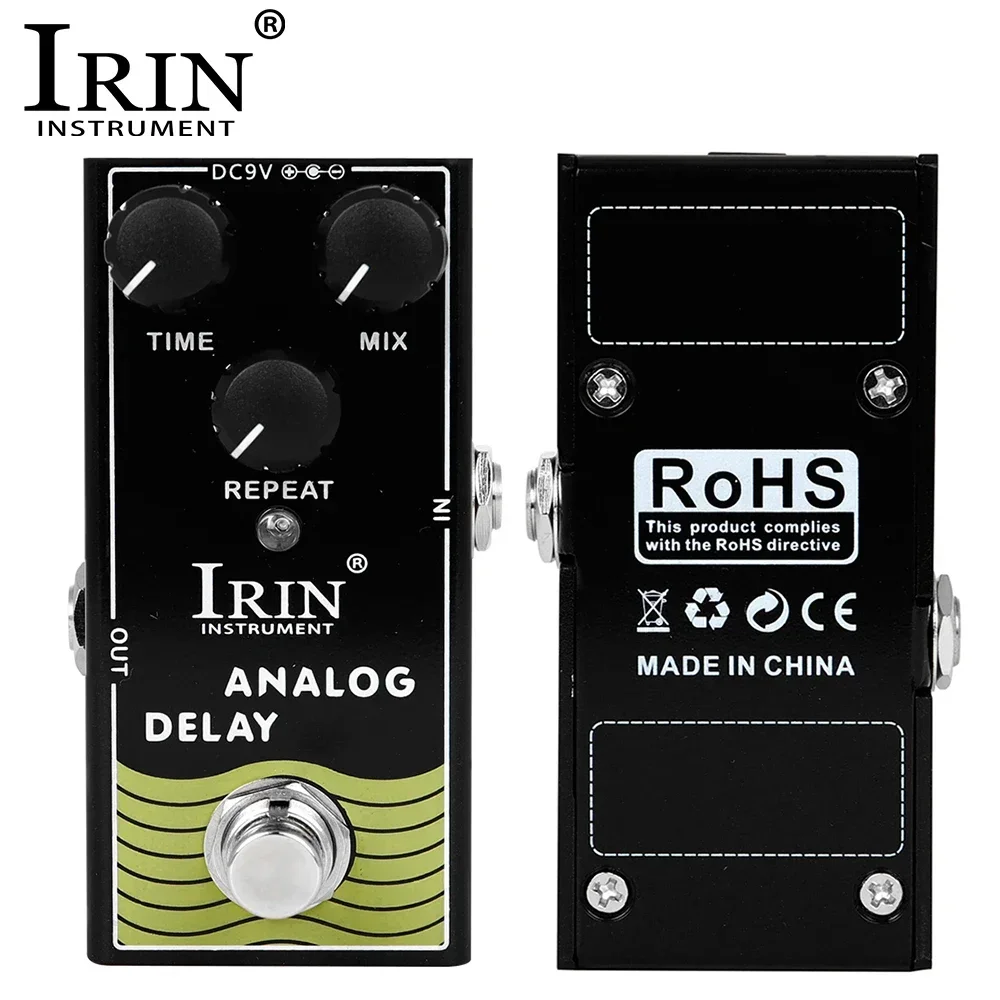 

IRIN RF-10 ANALOG DELAY Guitar Effect Pedal Digital Delay Electric Guitar Effect Pedal True Bypass Guitar Parts & Accessories