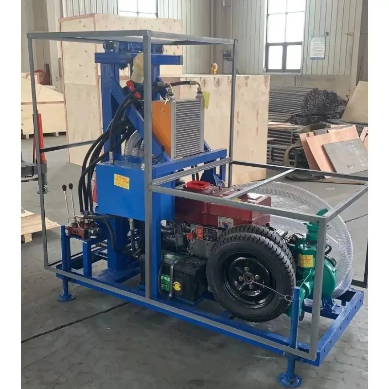 Hydraulic Water Well Drill Rig Small Borehole Drilling Machine for Water Resource Development Projects