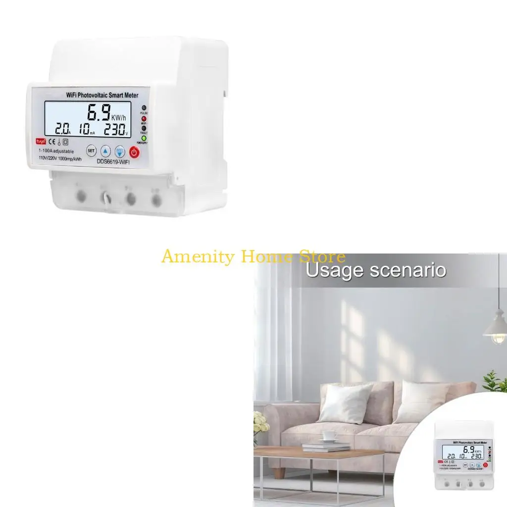 

F26C WIFI интеллектуальный выключатель цепей с измерением пониженного напряжения, защитные устройства, электронная техника,