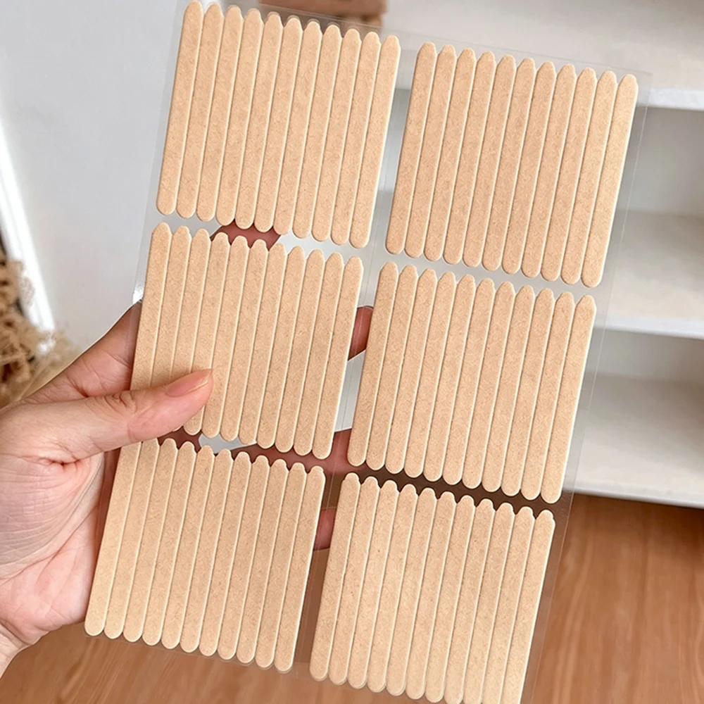 60/66/100 Stück Transparente Doppelseitige Klebestreifen für Press-On-Nägel, Acryl-Nageltips-Präsentationsständer, Klebestreifen-Werkzeug – Detail 5