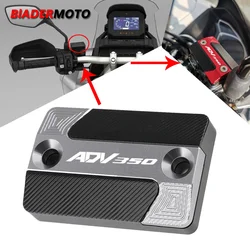 For HONDA ADV350 ADV 350 2022 2023 Motorcycle Accessories CNC Aluminum Front Brake Clutch Fluid Reservoir Cap Tank Cover Moto