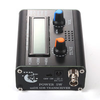 5W USDX Transceiver with Handheld Microphone 3-Band All Mode HF Transceiver All Mode High Frequency Transceiver
