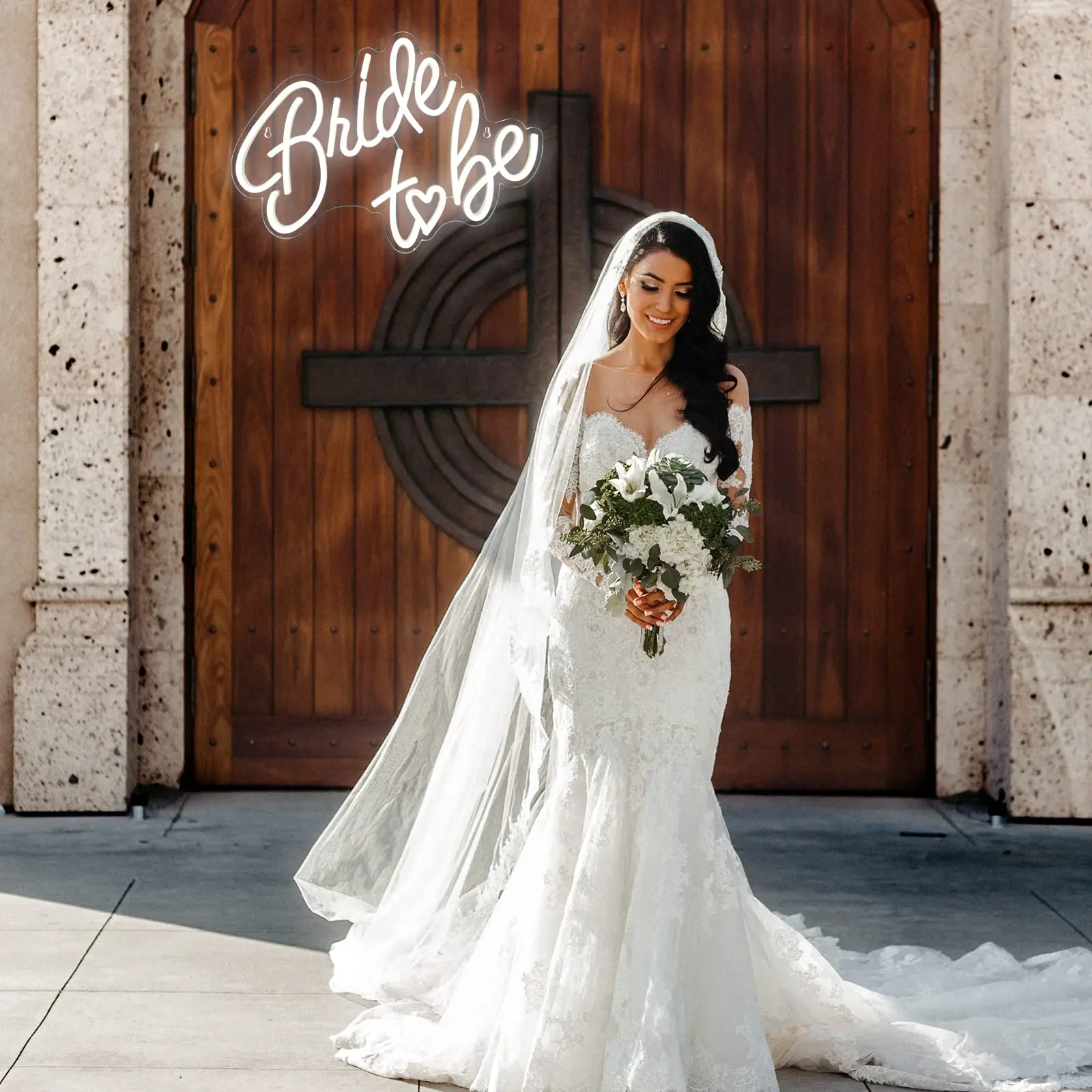 العروس لتكون علامات النيون لديكور الحائط أضواء LED عكس الضوء غرفة رومانسية الديكور لحفل الزفاف المشاركة الفن تضيء تسجيل