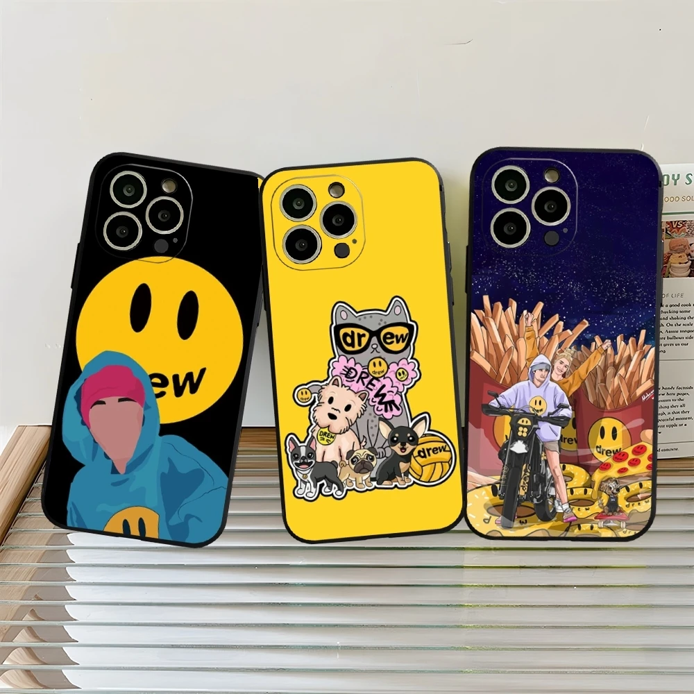 Justin D-Drew Bieber H-House Phone Case Fundas for iphone 13 11 15ProMax 14 12 Pro Xs Max Mini Xr X 7 8 6 Plus Coque