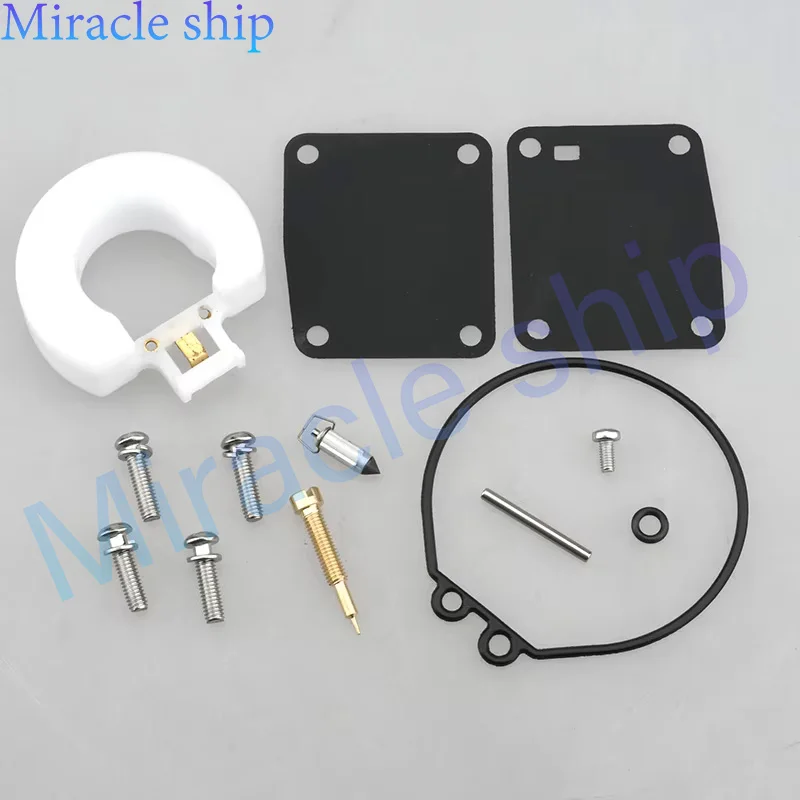 6G1-W0093 Carburetor Carb Repair Kit Set For Yamaha Outboard Motor 3HP 6HP 8HP Boat Engine Parts